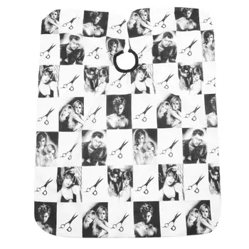 Профессиональный парикмахерский фартук для стрижки и окрашивания волос, накидка для домашней парикмахерской(118 х 143 см)