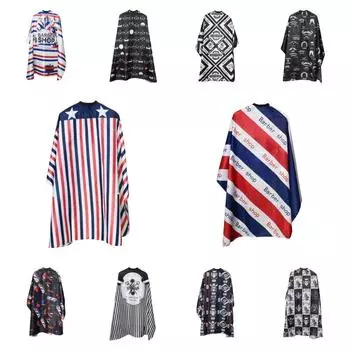 Профессиональный парикмахерский халат, водостойкий парикмахерский фартук в стиле ретро, накидка для стрижки волос 10