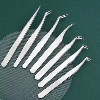 Профессиональный пинцет для макияжа, 3D пинцет для наращивания ресниц, веерный пинцет для ресниц, пинцет для бровей as the picture