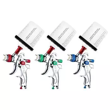 Профессиональный пистолет-распылитель HVLP, 600 куб.см, домашний беспроводной воздушный пистолет-распылитель, воздушный пистолет-распылитель с гравитационной подачей для авто, грунтовка, прозрачный/верхний слой красный