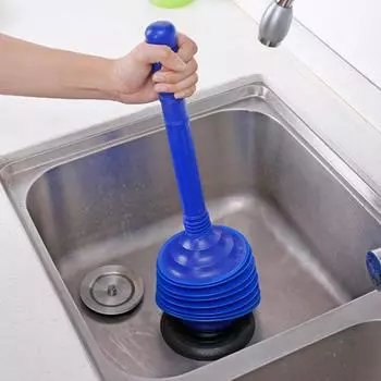 Профессиональный плунжерный универсальный туалетный насос из ПВХ высокого давления для ежедневного использования синий