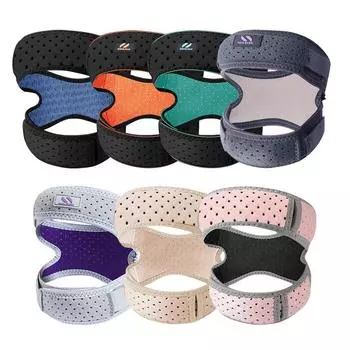 Профессиональный пояс надколенника, летние амортизирующие дышащие наколенники под давлением для женщин, спорт, бег, скакалка, фитнес, баскетбол для мужчин One size