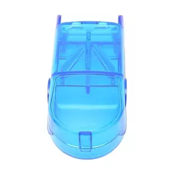 Профессиональный портативный дорожный резак для таблеток, ящик для хранения таблеток для пожилых пациентов, синий