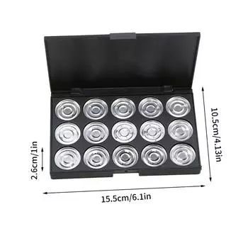 Профессиональный пустой магнитный держатель палитры для теней для век, румян, футляр для макияжа