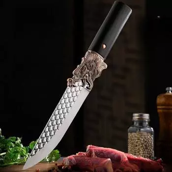 Профессиональный разделочный нож для мяса, ножи из нержавеющей стали, кухонные ножи для овощей и фруктов, ножи ручной работы, кулинария