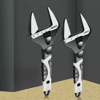 Профессиональный разводной ключ, легкий удобный инструмент, универсальный гаечный ключ для сантехники в ванной комнате