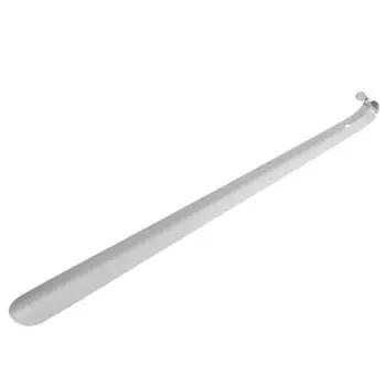 Профессиональный рожок для обуви из нержавеющей стали, блестящий серебряный металлический рожок для обуви для пожилых людей белый