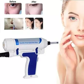 Профессиональный шприц с гиалуроновой кислотой, распылитель, ручка для инъекций, омоложение и отбеливание кожи, инжектор с микрогиалуроновой кислотой для красоты AU Plug