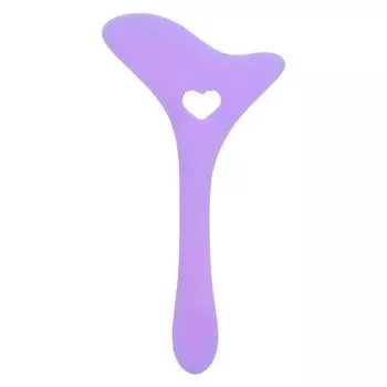 Профессиональный силиконовый трафарет для подводки глаз, тушь для ресниц, помада, аппликатор для макияжа фиолетовый