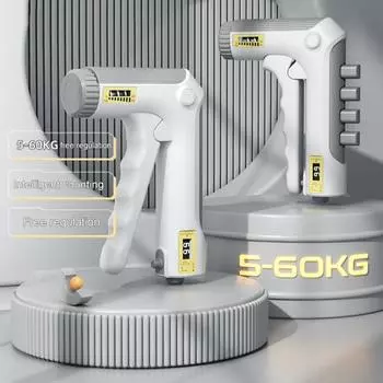 Профессиональный силовой тренажер для рук, усилитель предплечья с усилителем для захвата пальцев, регулируемое сопротивление, нескользящий захват для рук A белый