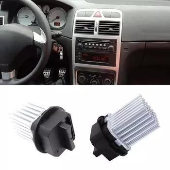 Профессиональный сменный резистор двигателя вентилятора нагревателя, резистор конечной ступени, быстрая фиксация, совместимая с 307 металлом и пластиком