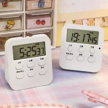 Профессиональный таймер обратного отсчета Регулируемая тишина Надежная детская саморегуляция A белый