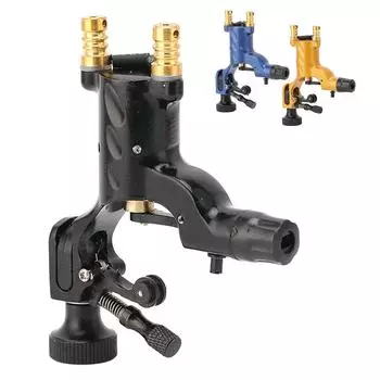 Профессиональный тату-машина для домашнего салона, портативный лайнер из алюминиевого сплава, шейдер, моторный пистолет для татуировки Black