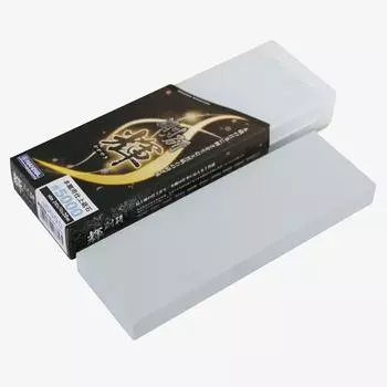 Профессиональный точильный камень NANIWA Goken Kagayaki с подставкой для заточки и футляром для хранения 210 x 70 x 20 мм #5000 NK-2250