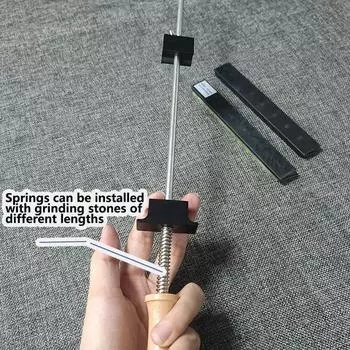 Профессиональный точильный камень, точилка для ножей с фиксированным углом, кухонная шлифовальная система, хонинговальный алмазный шлифовальный станок, точильный камень для столярных инструментов black