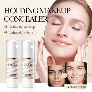 Профессиональный тональный крем для лица, полный консилер, косметика для макияжа, водостойкая стойкая основа, осветляющее отбеливающее покрытие, темные круги nature
