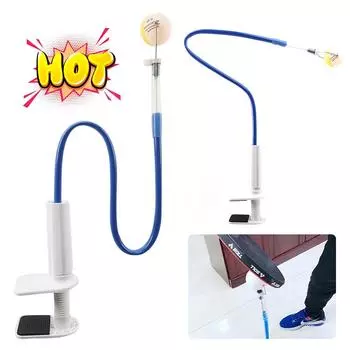 Профессиональный тренажер для настольного тенниса, тренировочный робот для пинг-понга Rapid Rebound, тренировочный робот для пинг-понга с зажимом для стола Rapid Rebound белый