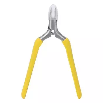 Профессиональный триммер для кутикулы из нержавеющей стали, нескользящие силиконовые кусачки для ногтей