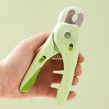 Профессиональный триммер для ногтей домашних животных Инструмент для ухода за домашними животными Триммер для когтей Уход за щенками и котятами зелёный