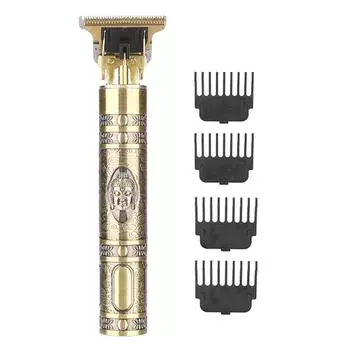 Профессиональный триммер для волос, мужской резак для причесок, аккумуляторная электрическая машина для стрижки волос, инструмент для резьбы по дереву