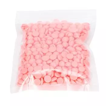 Профессиональный унисекс воск для удаления волос в гранулах воск для депиляции в бобах для лица, рук, спины, ног 50 г, роза ярко-розовый