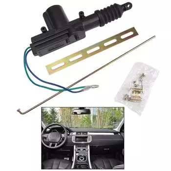 Профессиональный универсальный электрический привод постоянного тока 12 В 2-проводной тяжелый автомобильный центральный замок моторная система дверного замка чёрный