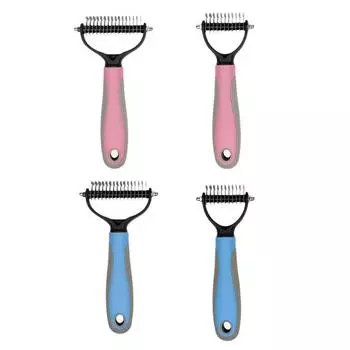 Professional Pet Deshedding Brush Dog Hair Remover Pet Fur Knot Cutter Dog Comb Cat Beauty Hair Removal Cat Comb Pet Supplies 170X66 mm