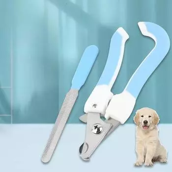 Professional Pet Nail Clippers - Stainless Steel Dog and Cat Nail Trimmer