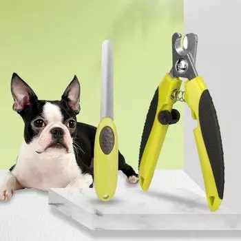 Professional Pet Nail Grinder Stainless Steel Pet Nail File Cat Claw Grinder Grooming 1 Set