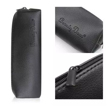 Professional Portable Models Storage Container Large Capacity Makeup Brush Other Materials Classical black bag