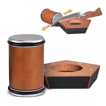 Professional Roller Sharpener Set with 5 Angles Efficient Blade Sharpening Tool for Kitchen Space-Saving Cutter Sharpener Kit for Precise Cuts