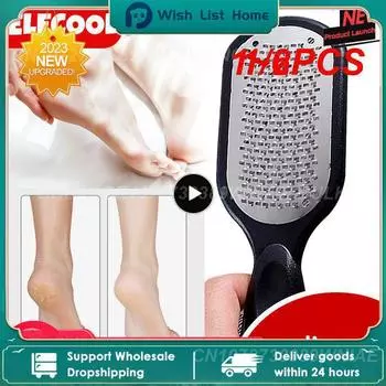 Профессиональная пилка для удаления мозолей из нержавеющей стали, скребок для ног, педикюрные инструменты, удаление омертвевшей кожи на пятках, средства по уходу за ногами