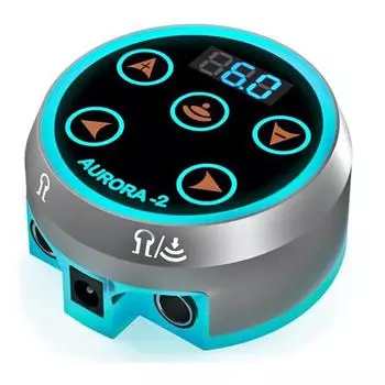 Professional Tattoo Machine Power Supply- Touchscreen, Digital Display & Color LED Tattoo Equipment чёрный
