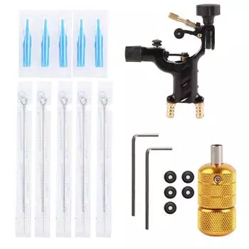 Professional Tattoo Tool Kit Liner Shader Needle Kit Tattoo Machine Accessories Set