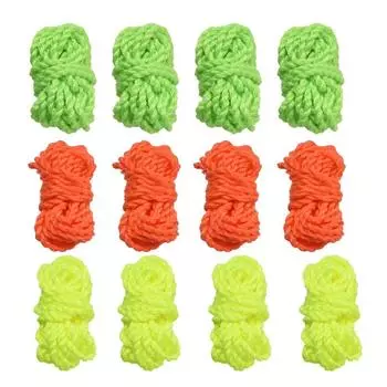 Professional Yoyo Strings Nylon Cotton YoYo Rope Durable Yoyo Ball Strings Responsive 12Pcs 10 strand