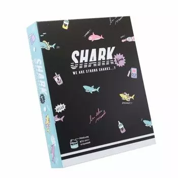 Профильная книга Fine Shark Подготовка к новому семестру Канцелярские товары Друг Заметка Товары Почтовый заказ [Профиль Книга] Q-LIA