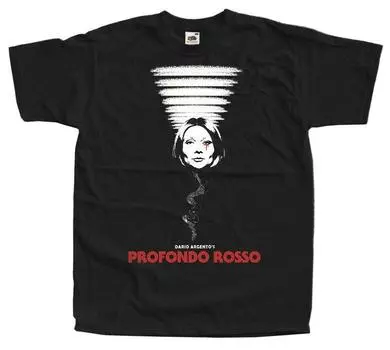 Profondo Rosso V1 Dario Argento постер фильма ужасов 1975 года, футболки унисекс