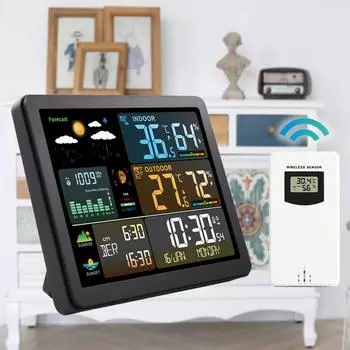 Прогноз погоды Будильник Профессиональный Датчик Температуры Для Гостиной CHINA