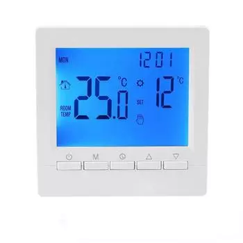 Programmable Temperature Controller Room Thermostat Digital LCD Display Touch Screen Controller Floor Heating Gas Boiler