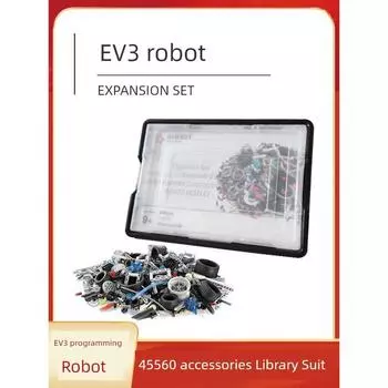 Programming Robot Suit 45544 Compatible with Ev3 Kids Building Blocks Toy Educational Boy Teaching Aids Small Particles Domestic EV3 Extension Suit (45560)