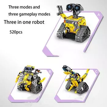 Программирование робота, детские игрушки для мальчиков, совместимые с механическим мастерством, образование One Size