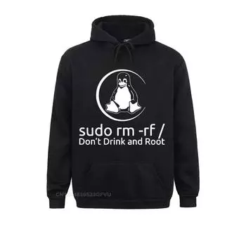 Программист Программирование Кодирование Кодер Унисекс Harajuku Unisex Linux Root Sudo Funy Пуловер с капюшоном Толстовка для фитнеса Хлопковая одежда премиум-класса