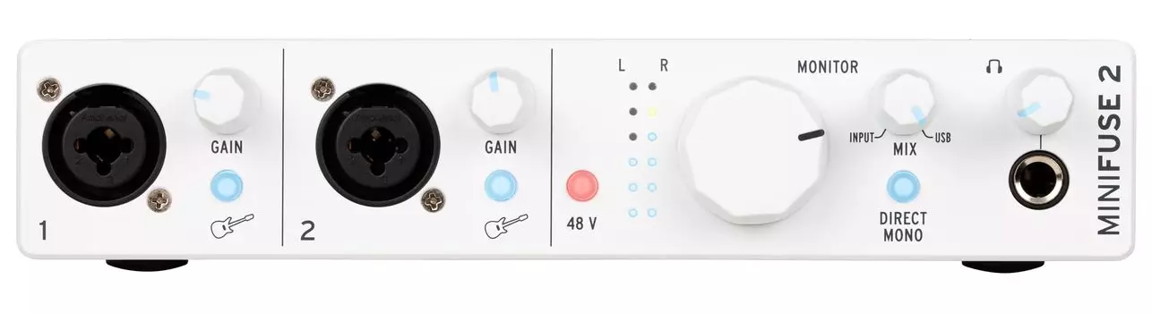 Программное обеспечение Arturia Music Production в комплекте с двойным аудио-MIDI-интерфейсом MiniFuse 2 белого и белый