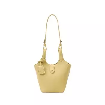 Прогулка под чистым небом: Светло-желтая сумка-ведро, суперпопулярная женская сумка через плечо на весну и лето жёлтый