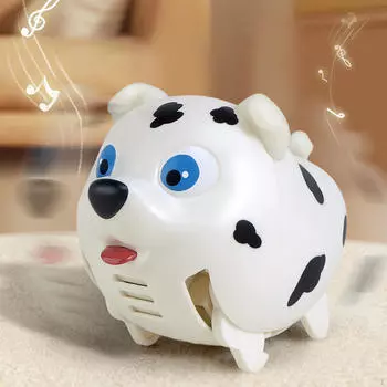 Прогулочная игрушка для собак с электроприводом для бега со светом и звуком, реалистичная для дошкольников