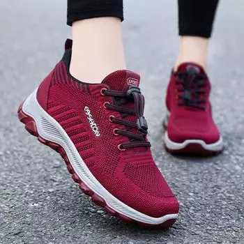 Прогулочная обувь для людей среднего возраста, весенние и осенние кроссовки, дорожная обувь, мягкая подошва, мужская и женская спортивная обувь для пожилых людей 36