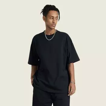 Прохладная и быстросохнущая мужская однотонная свободная повседневная футболка с короткими рукавами и защитой от солнца из технических тканей S белый