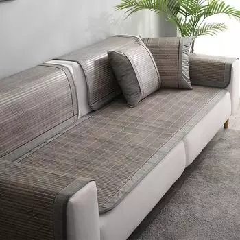 Прохладная подушка для дивана, летняя, летняя, нескользящая, летняя охлаждающая подушка, коврик для дивана, бамбуковый коврик, подушка для сиденья из ледяного шелка 60*60CM