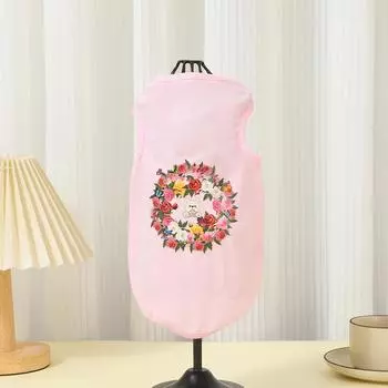 Прохладное лето для ваших любимых питомцев профессиональные летние жилеты для собак и кошек легкие и дышащие, в разных стилях S белый