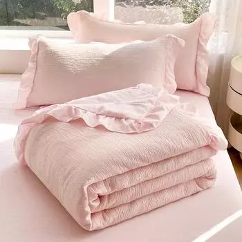 Прохладное одеяло для лета 2024 года, новое летнее одеяло с пузырьками, прохладное одеяло для одного тонкого одеяла из соевого волокна с кондиционером 150x200 1pcs